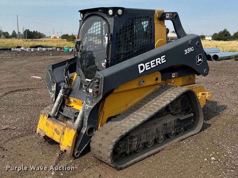 2015 John Deere 331G tracked skid steer loader