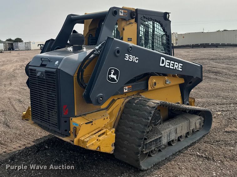 image for item DY3126 2015 John Deere 331G tracked skid steer loader