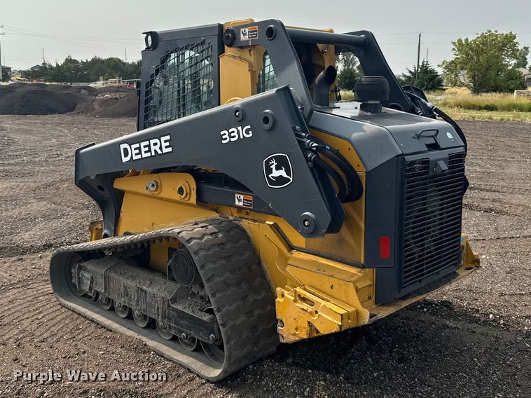 image for item DY3126 2015 John Deere 331G tracked skid steer loader
