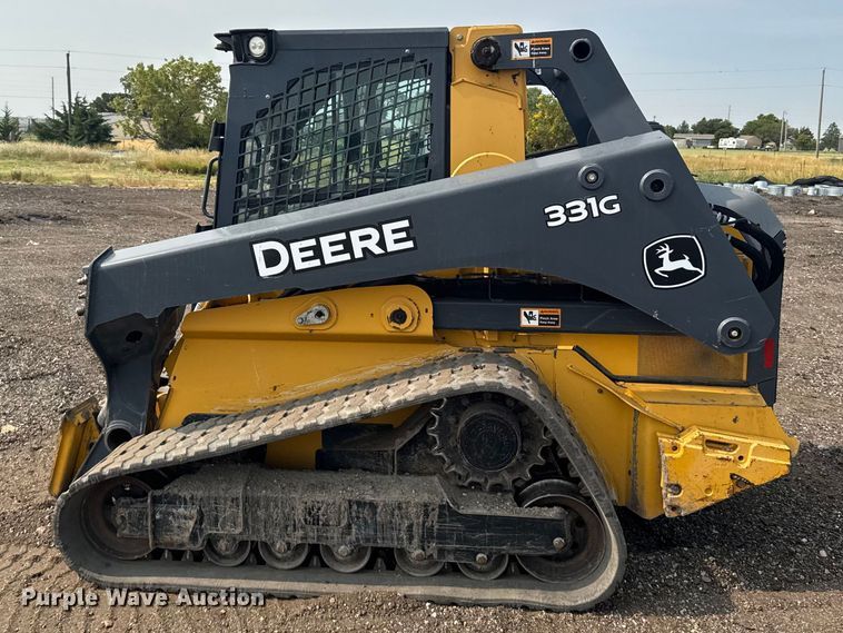 image for item DY3126 2015 John Deere 331G tracked skid steer loader