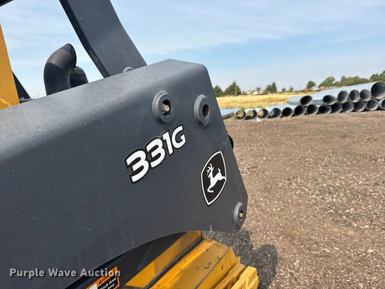 image for item DY3126 2015 John Deere 331G tracked skid steer loader