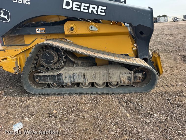 image for item DY3126 2015 John Deere 331G tracked skid steer loader