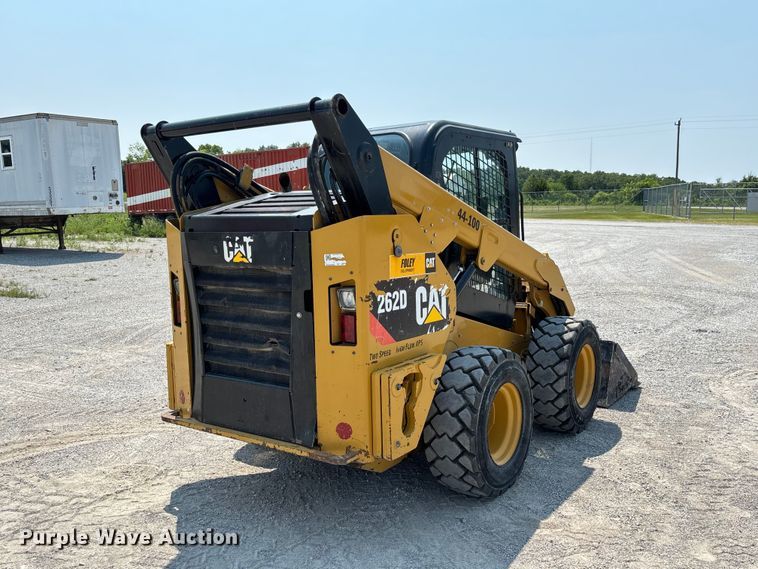 image for item DZ4484 2019 Caterpillar 262D skid steer loader