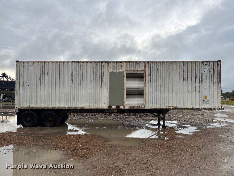 image for item DZ4493 1981 Caterpillar 3508 generator trailer