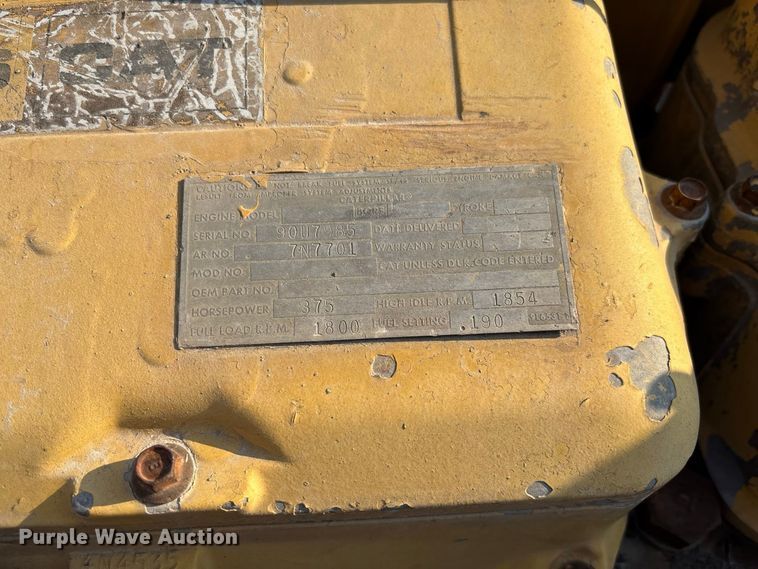 image for item DZ4495 Caterpillar 3406 generator