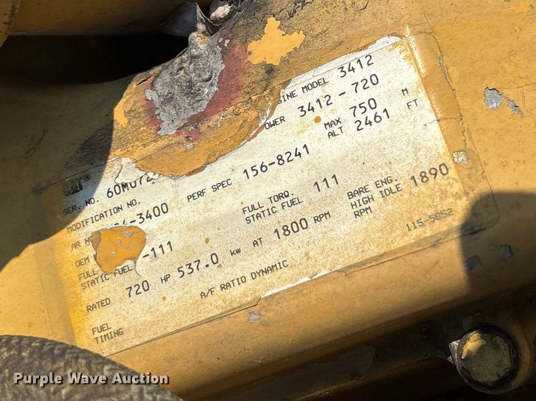 image for item DZ4499 Caterpillar 3412 engine