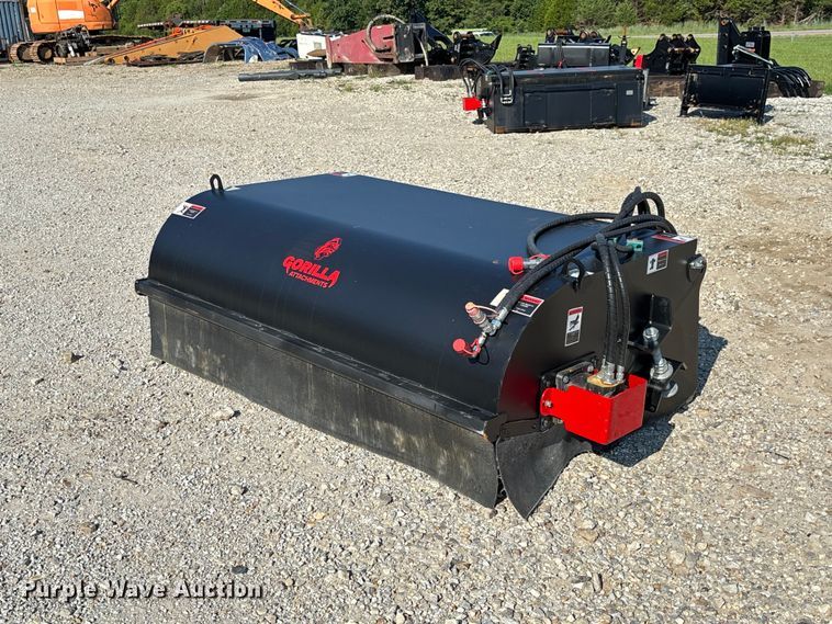 Gorilla 72 skid steer sweeper
