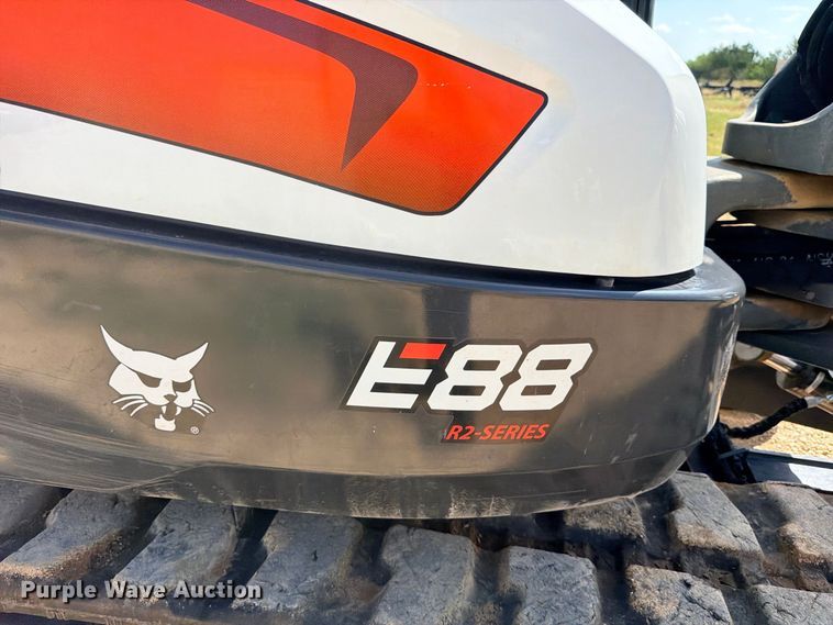 image for item ED5451 2023 Bobcat E88 R2-Series mini excavator