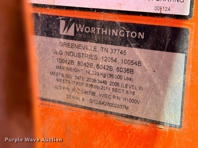 image for item ED5456 2020 JLG SkyTrak 8042 telehandler