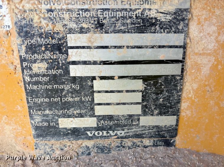 image for item ED6491 2024 Volvo A45G articulated haul truck