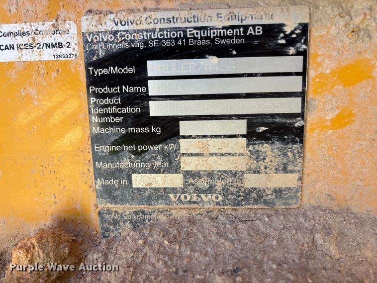 image for item ED6498 2024 Volvo A45G articulated haul truck