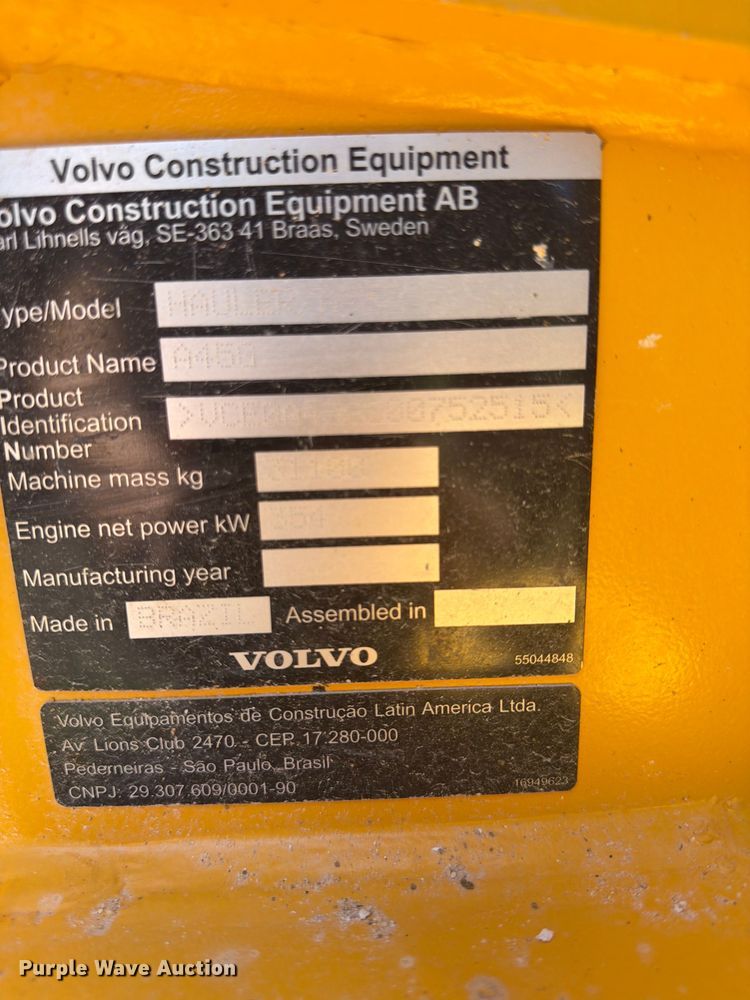 image for item ED6500 2024 Volvo A45G articulated haul truck
