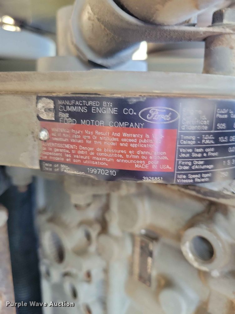 image for item EE1181 1997 Ford Louisville dump truck