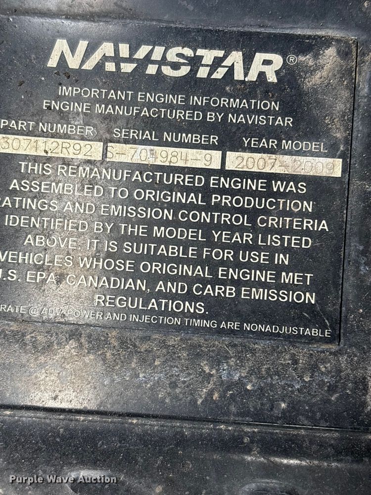 image for item EG9089 2009 International 7500 Crane Truck
