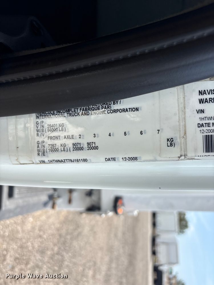 image for item EG9089 2009 International 7500 Crane Truck