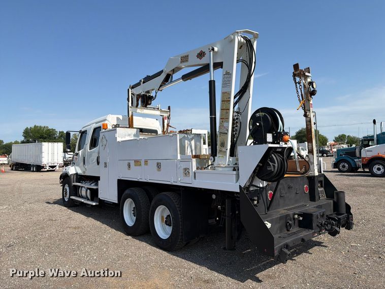 image for item EG9296 2016 Freightliner 108SD Crew Cab crane truck