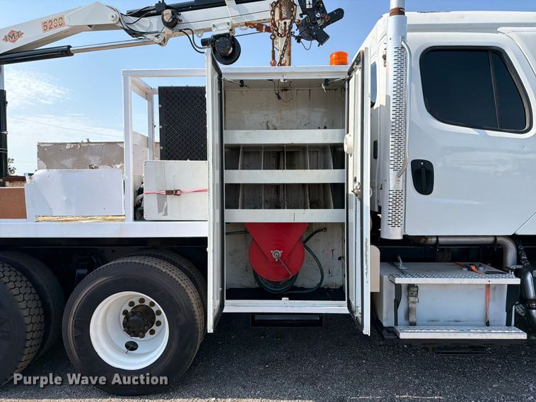 image for item EG9296 2016 Freightliner 108SD Crew Cab crane truck