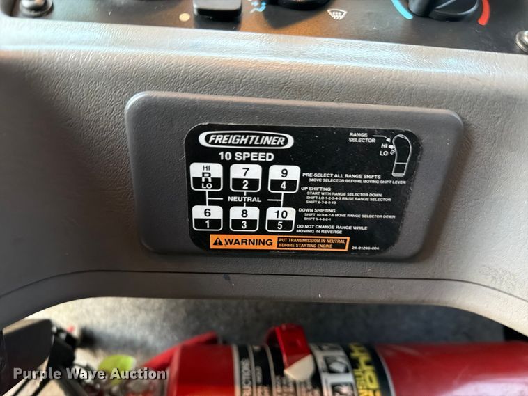 image for item EG9296 2016 Freightliner 108SD Crew Cab crane truck