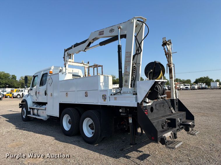 image for item EG9327 2012 Freightliner Business Class M2 Crew Cab crane truck