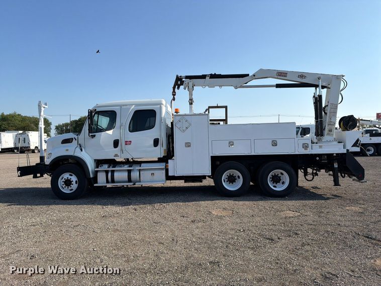 image for item EG9327 2012 Freightliner Business Class M2 Crew Cab crane truck