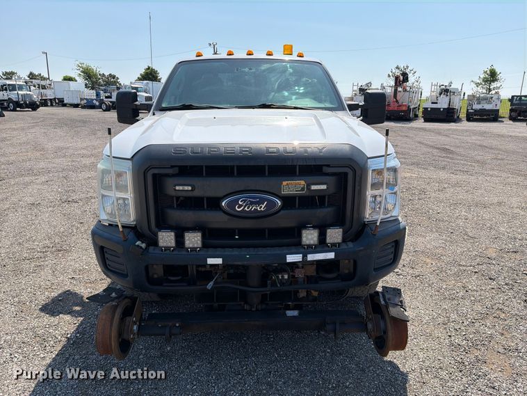 image for item EG9329 2014 Ford F250 Super Duty Ext. Cab utility bed pickup truck
