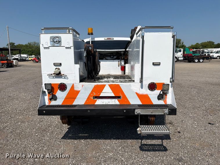 image for item EG9329 2014 Ford F250 Super Duty Ext. Cab utility bed pickup truck