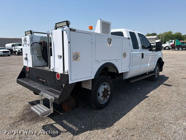 image for item EG9330 2014 Ford F250 Super Duty Ext. Cab utility bed pickup truck