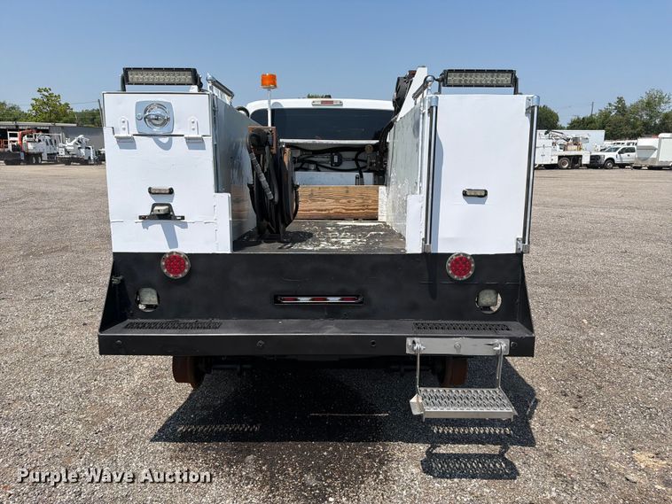 image for item EG9330 2014 Ford F250 Super Duty Ext. Cab utility bed pickup truck