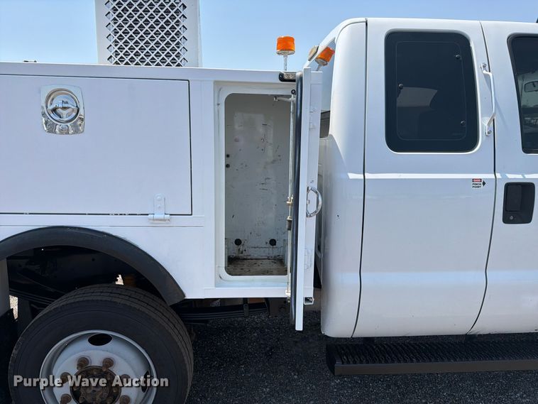 image for item EG9330 2014 Ford F250 Super Duty Ext. Cab utility bed pickup truck