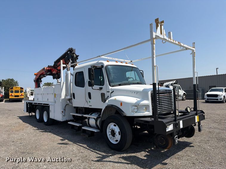 image for item EG9333 2007 Freightliner Business Class M2 Crew Cab crane truck