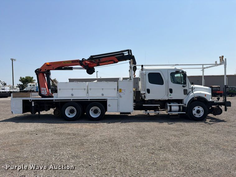 image for item EG9333 2007 Freightliner Business Class M2 Crew Cab crane truck