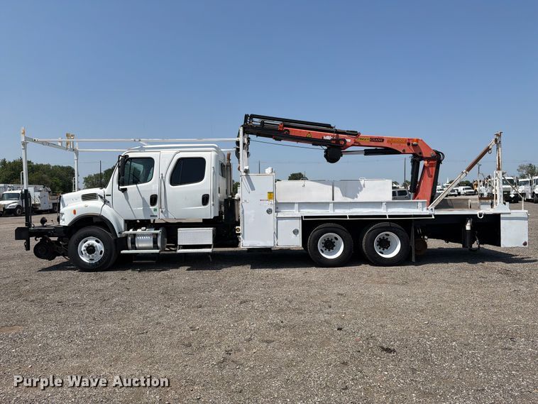 image for item EG9333 2007 Freightliner Business Class M2 Crew Cab crane truck