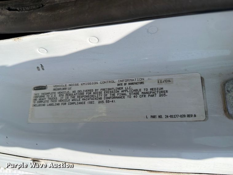 image for item EG9333 2007 Freightliner Business Class M2 Crew Cab crane truck