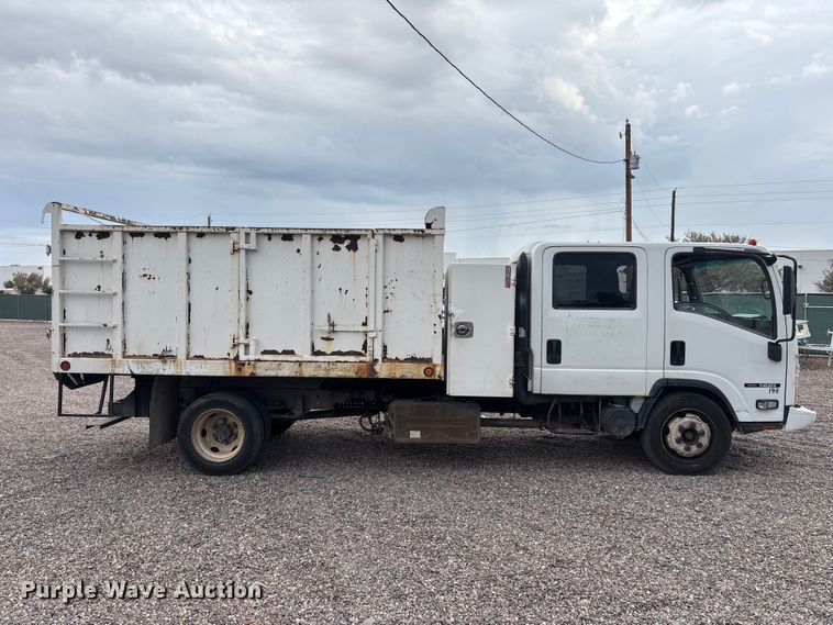 image for item EL2540 2011 Isuzu NRR Crew Cab dump truck
