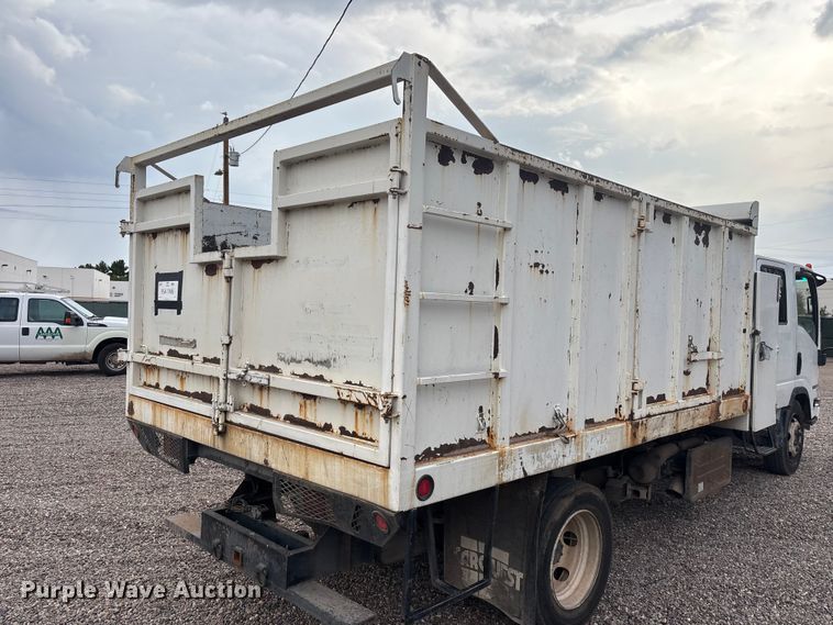 image for item EL2540 2011 Isuzu NRR Crew Cab dump truck
