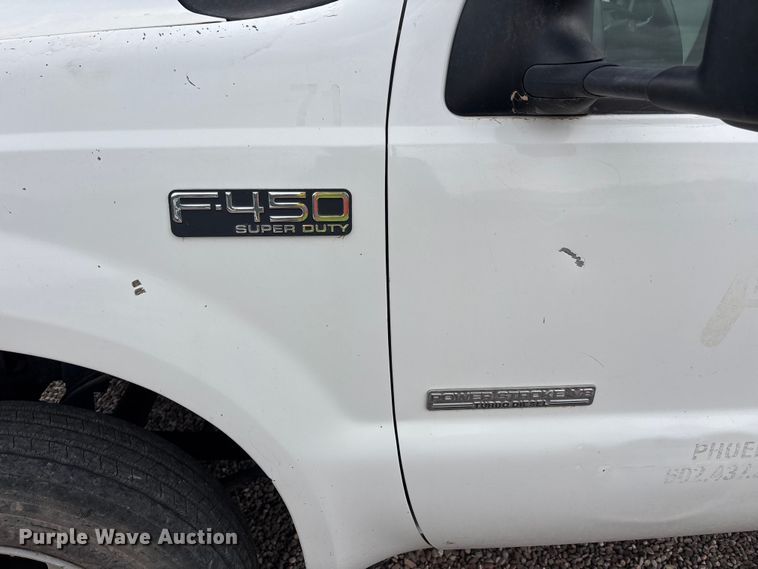 image for item EL2541 2004 Ford F450 Super Duty Crew Cab dump truck