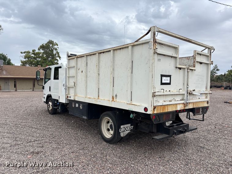 image for item EL2542 2011 Isuzu NRR Crew Cab dump truck