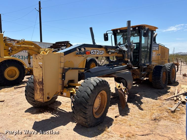 2012 John Deere 672GP motor grader