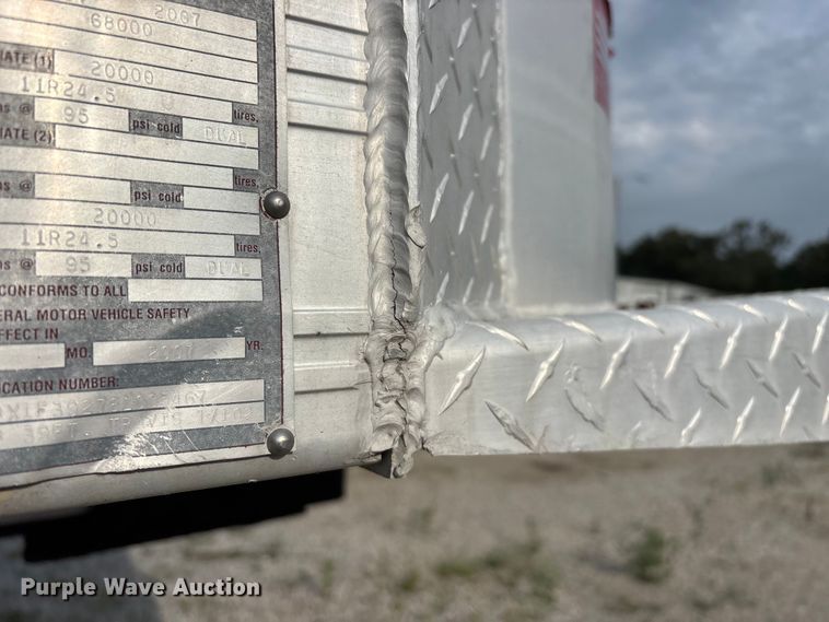 image for item EO4407 2008 Travis Body & Trailer, Inc. T/102 end dump trailer
