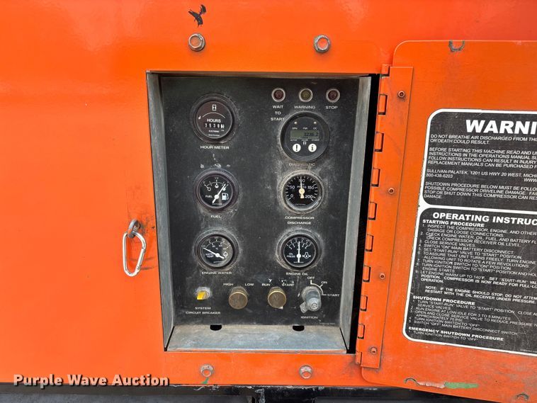 image for item EO4439 Sullivan Palatek DF375PDJDSB air compressor