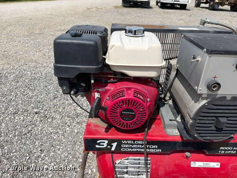 image for item EO8621 3 in 1 Welder Generator Compressor 