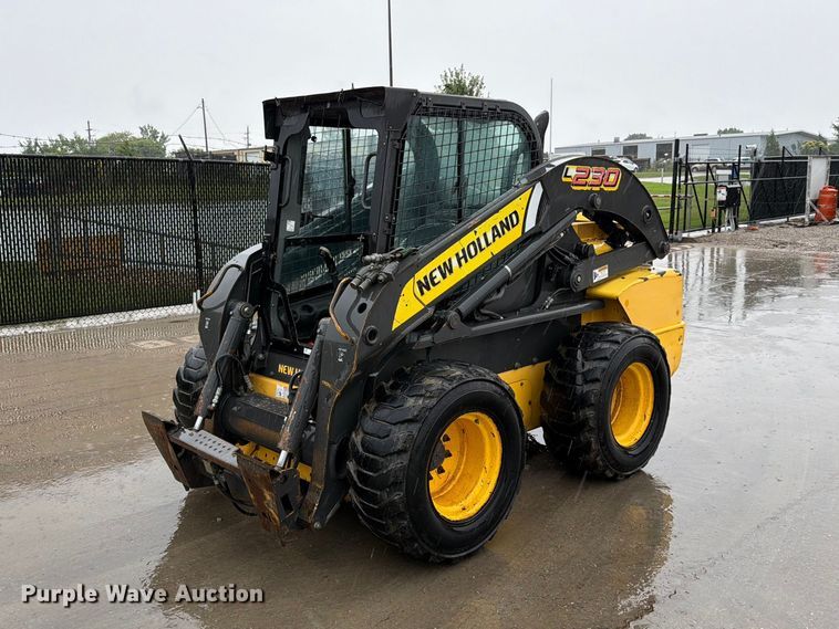 2012 New Holland L230 skid steer loader