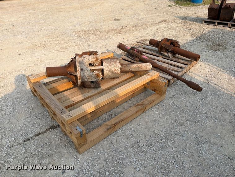 (3) rock auger bits