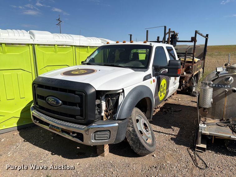 2013 Ford F550 vacuum truck