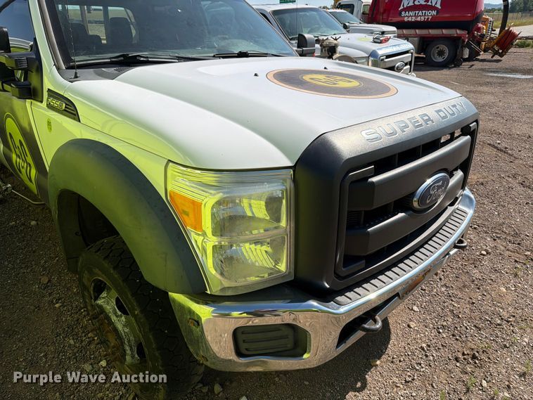 image for item ER1895 2013 Ford F550 vacuum truck