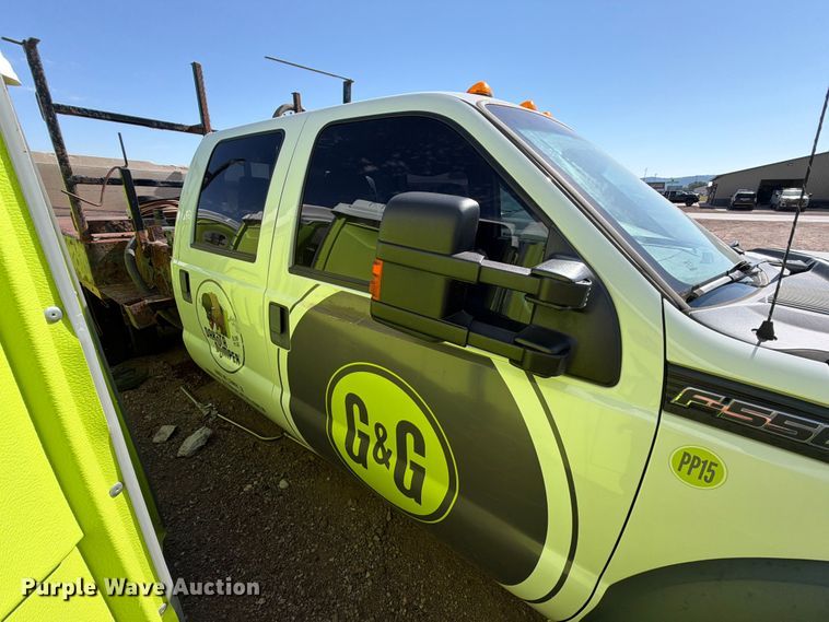 image for item ER1895 2013 Ford F550 vacuum truck