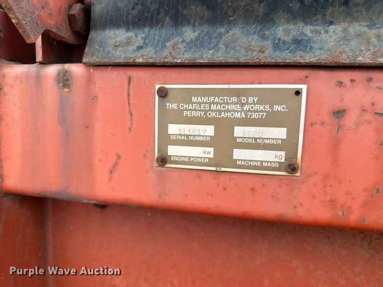 image for item ER1904 Ditch Witch 7610 trencher
