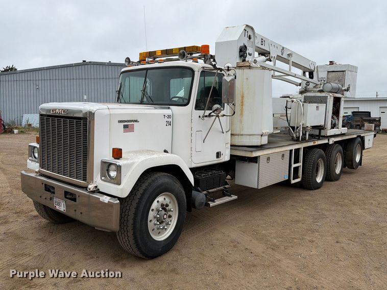 image for item ER1918 1988 GMC General under bridge inspection truck