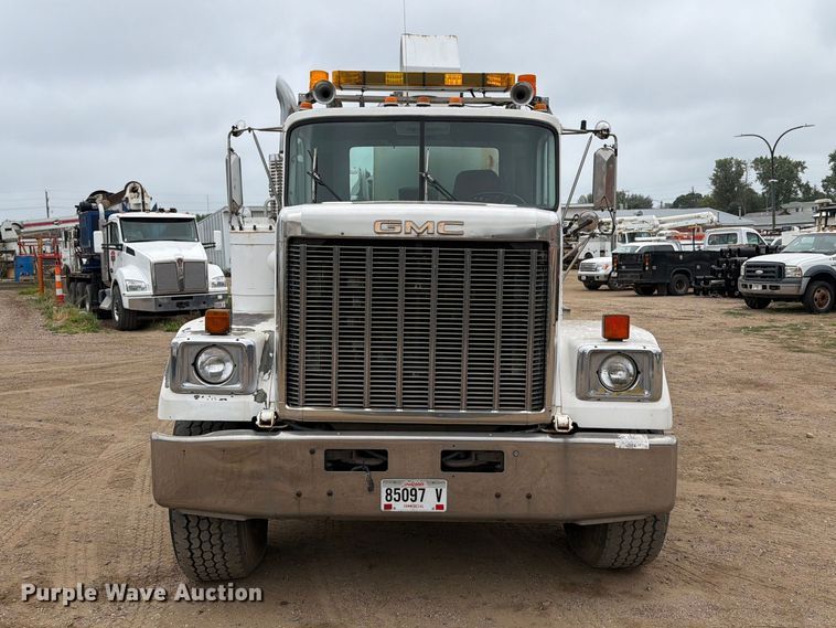 image for item ER1918 1988 GMC General under bridge inspection truck