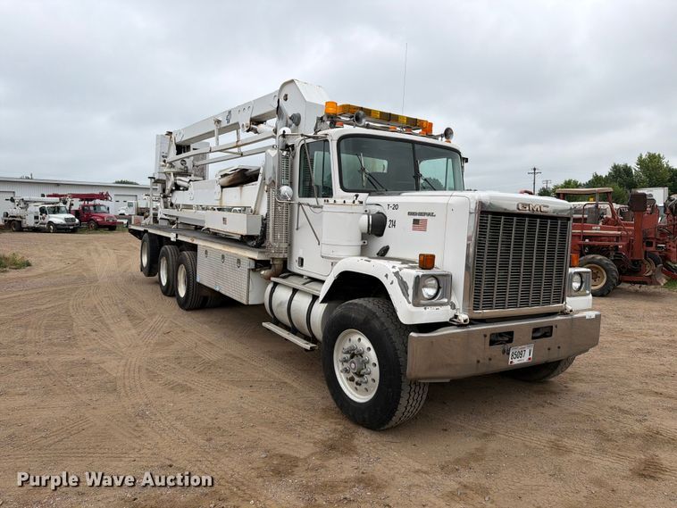 image for item ER1918 1988 GMC General under bridge inspection truck